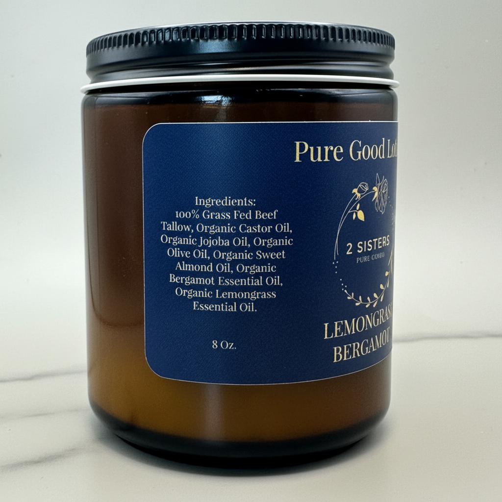 High Quality Lemongrass Bergamot Lotion - Zoomed