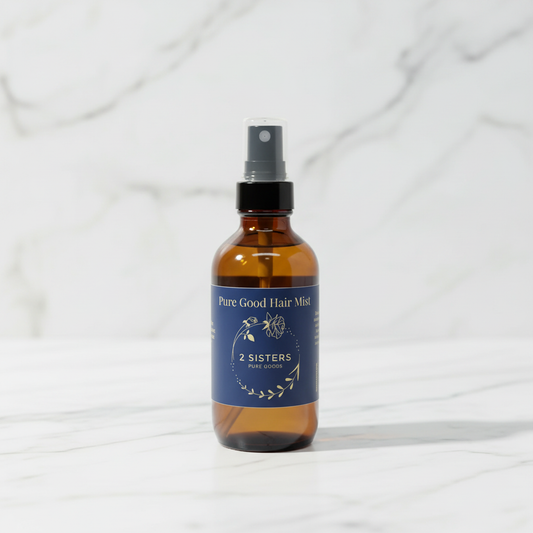 Pure Good Hair Mist on white marble