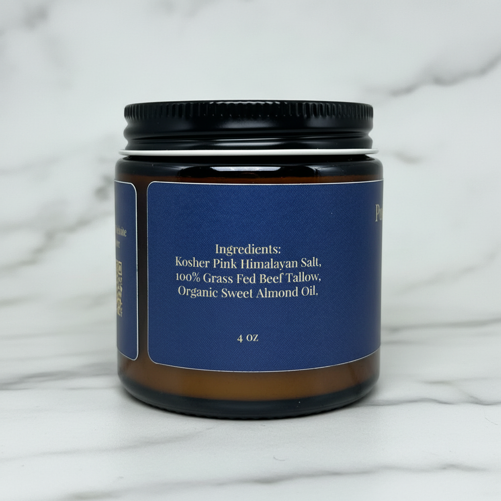Salt Scrub Original Label Marble